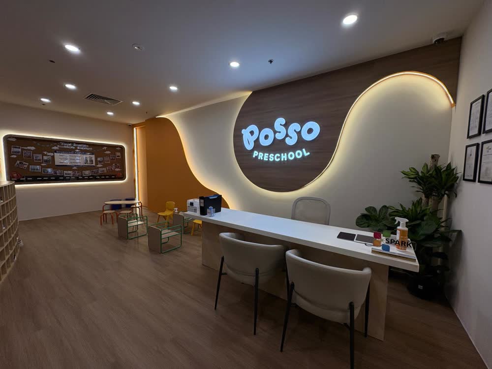Reception desk at Posso Preschool @ Tampines